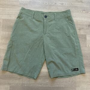 Pelagic Deep Sea Hybrid Shorts Mens 32 Green Fishing Boardshorts Performance